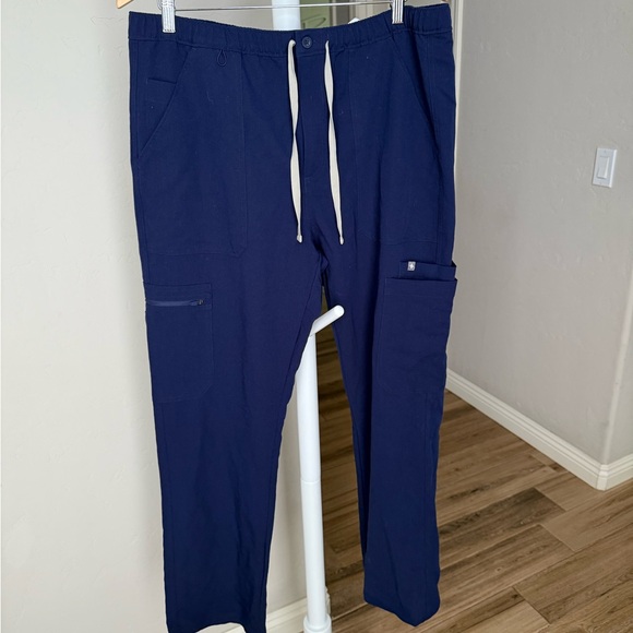 Figs Cairo Cargo Scrub Pants Navy Men’s Tall XL - Picture 1 of 4
